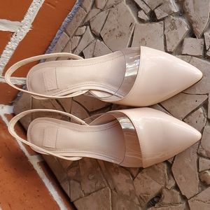 Louise et Cie Baby Pink Clear Classy Pumps 6M